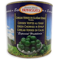 CEREZAS VERDES EN ALMÍBAR 6/3 Kg.